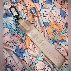 Lululemon Blush Pink Keychain